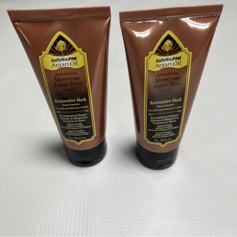 BaBylissPRO Argan Oil Restorative Mask. Two new bottles